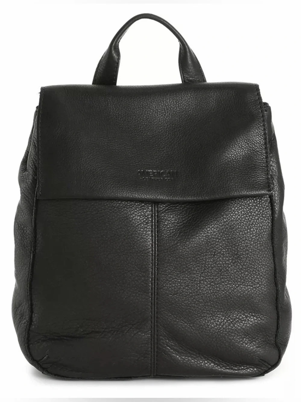 American Leather Co. Liberty Black Leather Backpack